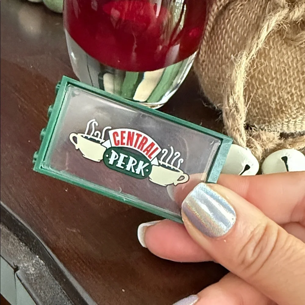 Central Perk Green LEGO Sign Friends Coffee house decor plastic building brick